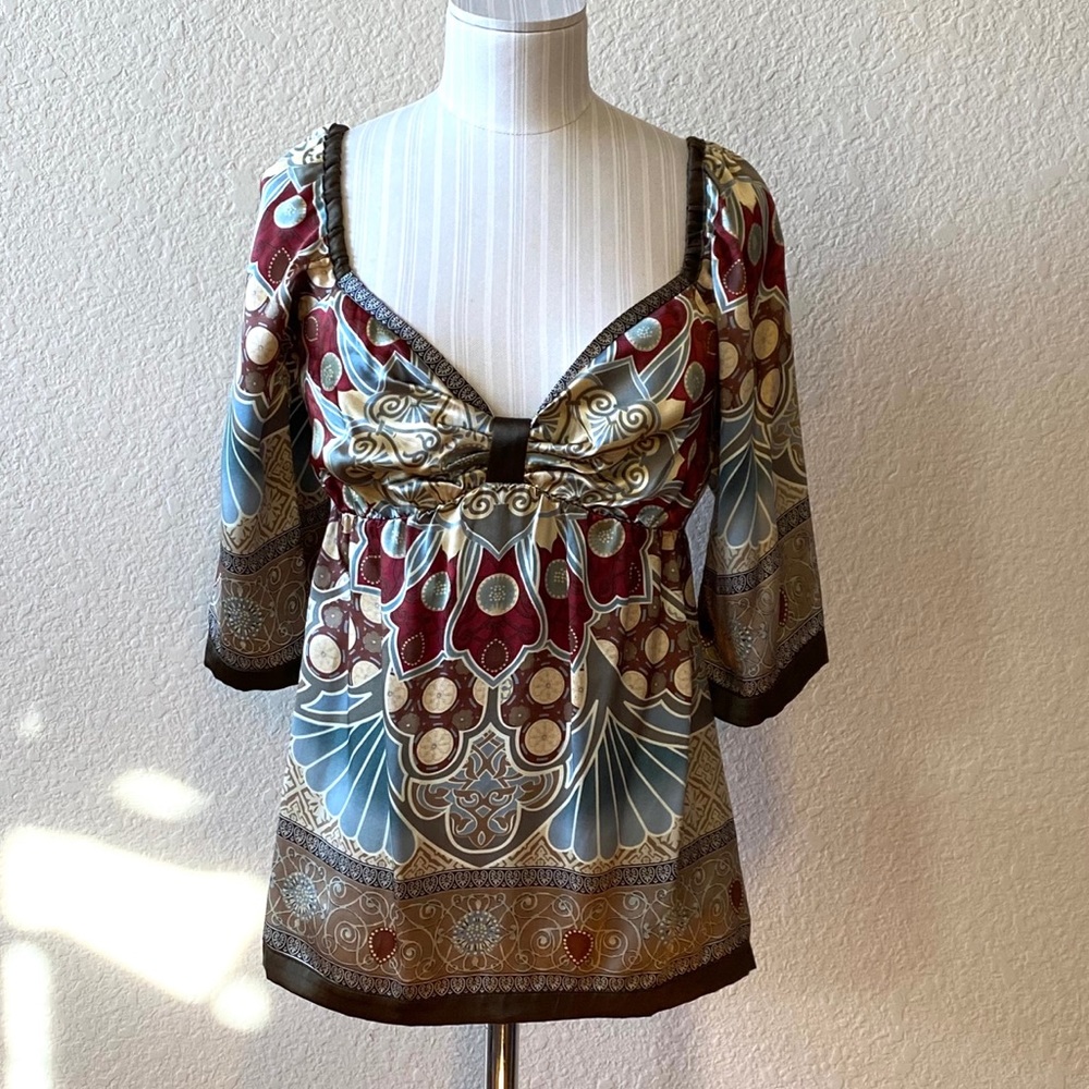 Hale Bob silk top size XS